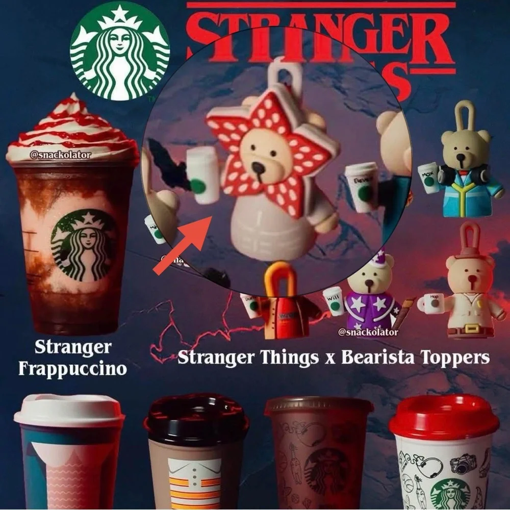 Demogorgon: Starbucks x Stranger Things bearista topper - Picture 2 of 6